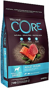 Wellness CORE - וולנס קור מזון לכלבים בוגרים דגים Wellness CORE - וולנס קור מזון לכלבים בוגרים דגים