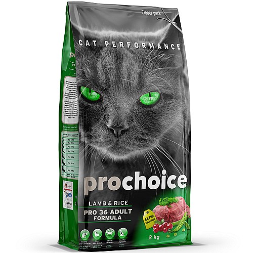 פרוצ'ויס/prochoice כבש ואורז לחתולים בוגרים