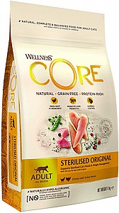 Wellness CORE - וולנס קור מזון לחתולים מסורסים אריזת חסכון Wellness CORE - וולנס קור מזון לחתולים מסורסים אריזת חסכון